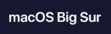 MacOS Big Sur logo